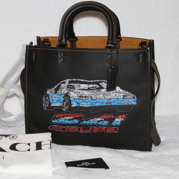 NWT COACH Rogue 30 and Wallet Set Leather Purse Handbag - Picture 3 of 16